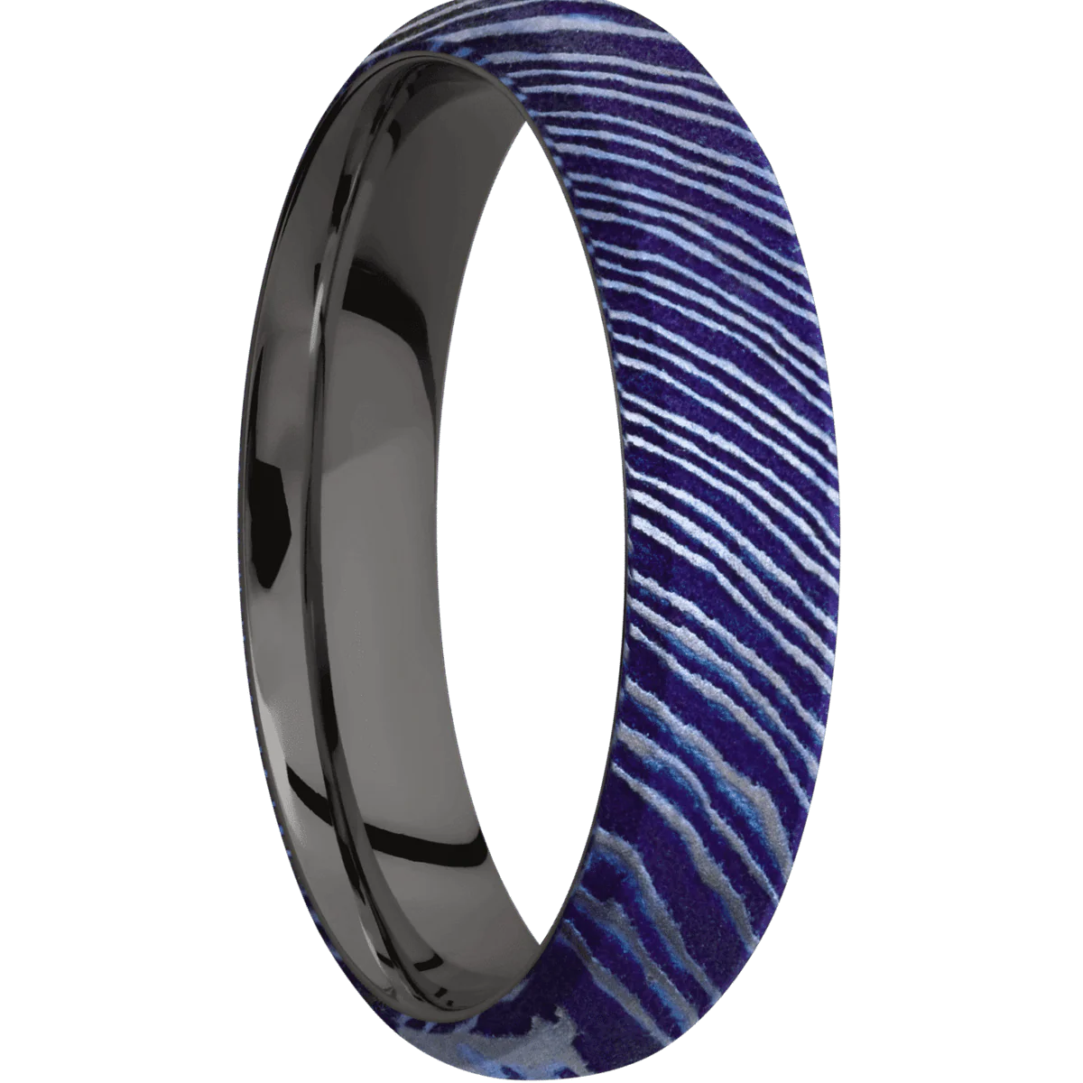 Titanium Damascus + Satinetched , Satinetched Finish + Tantalum Noir