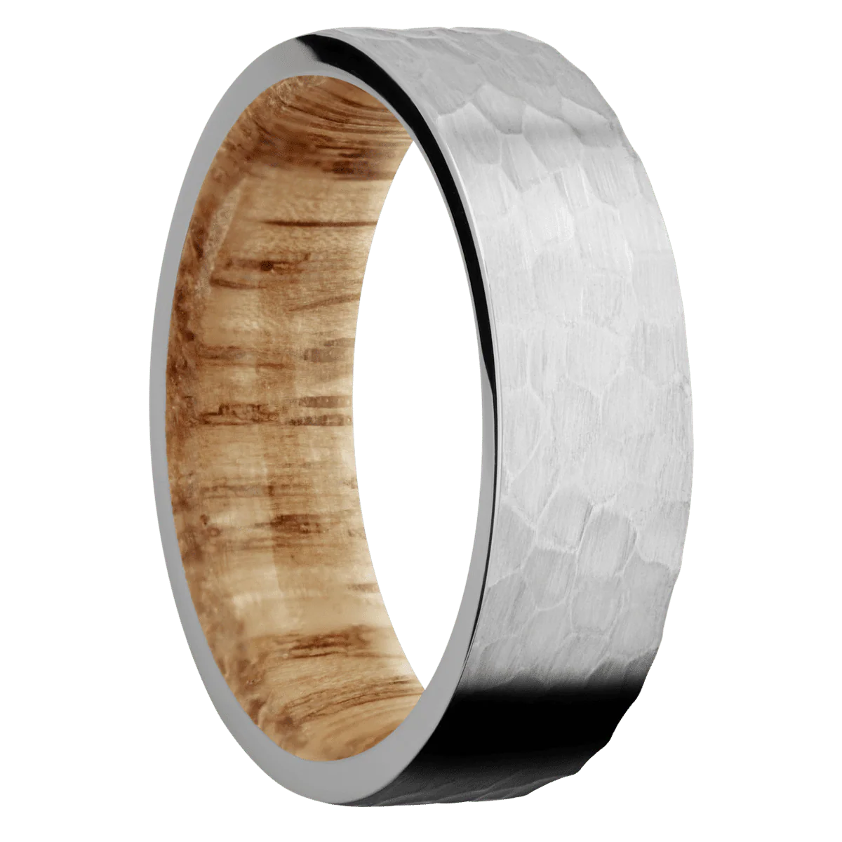 Titanium + Hammer Finish + Natural Oak