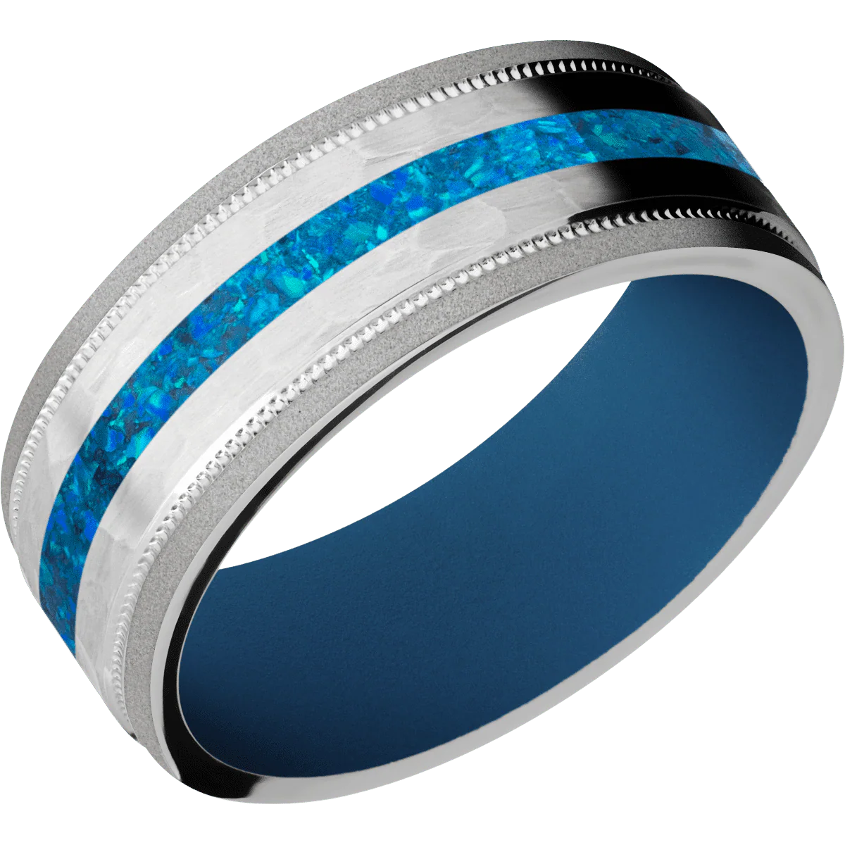 Titanium + Hammer , Sand Finish + Ridgeway Blue - Image 2