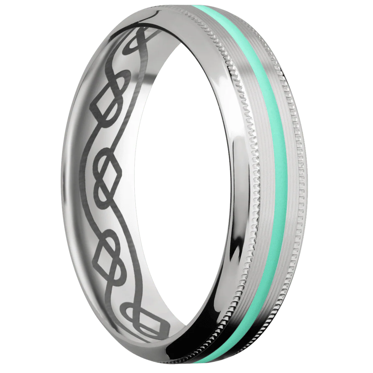 Titanium + Machine , Polish Finish