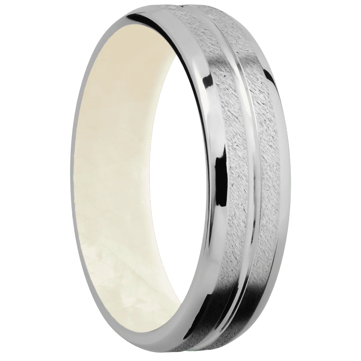 Titanium + Polish , Anglestone Finish + Freshwater Mother of Pearl