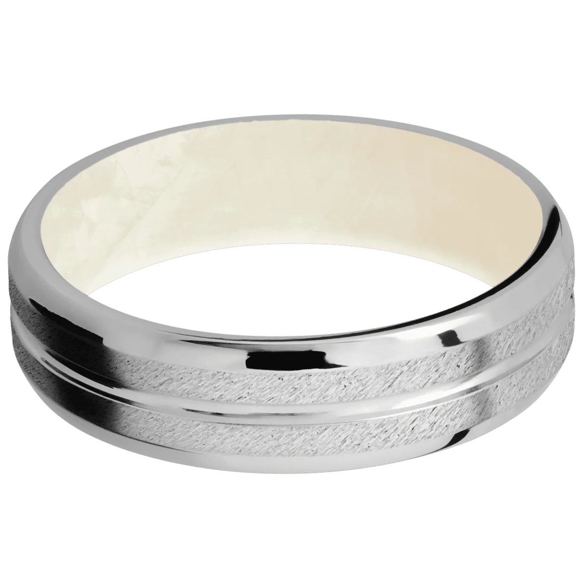 Titanium + Polish , Anglestone Finish + Freshwater Mother of Pearl - Image 3