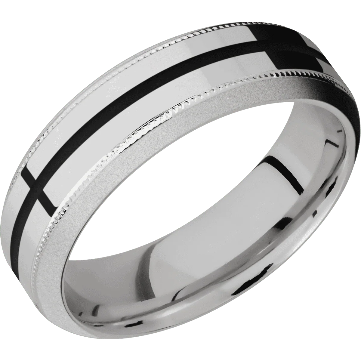 Titanium + Polish , Bead Finish - Image 2