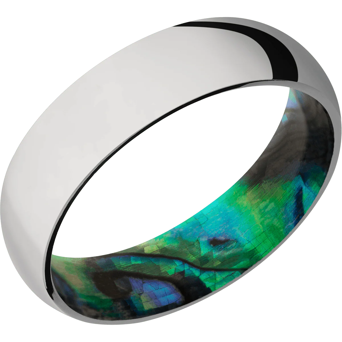 Titanium + Polish Finish + Abalone - Image 2