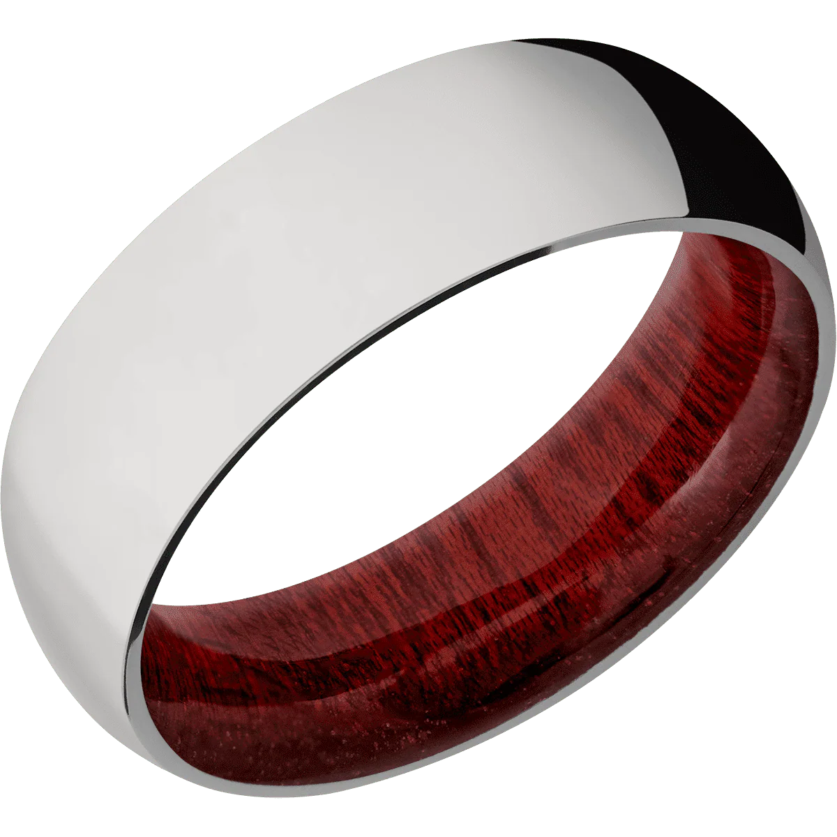Titanium + Polish Finish + Blood Wood - Image 2