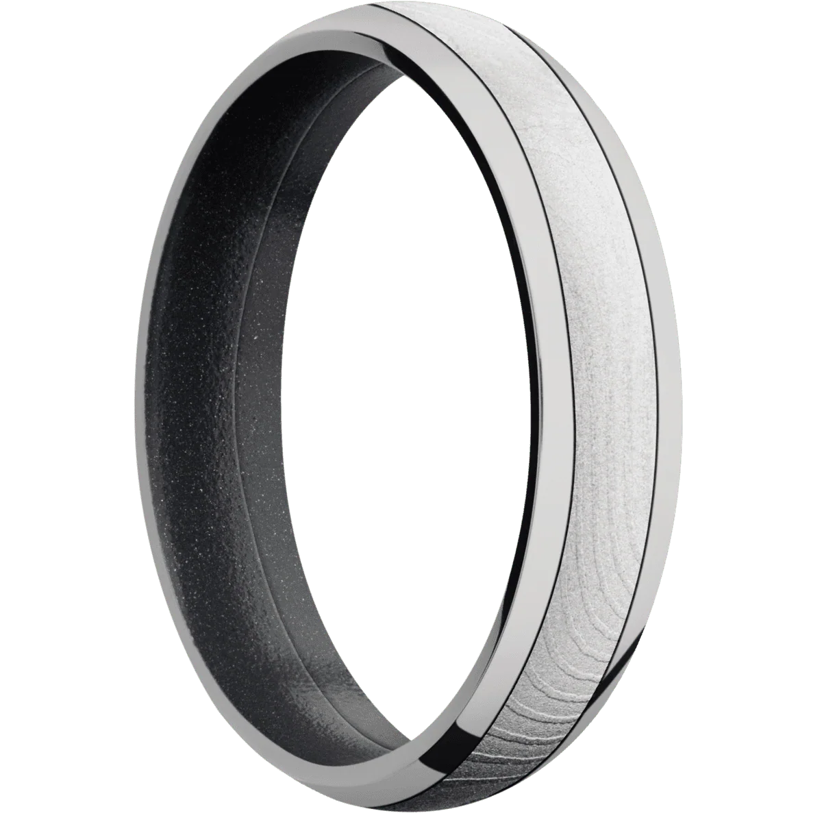 Titanium + Polish Finish + Dark Grey