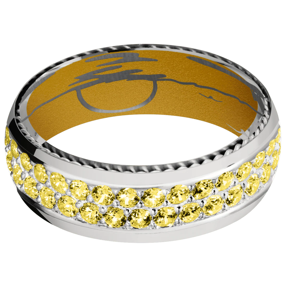 Titanium + Polish Finish + Metallic Yellow - Image 3