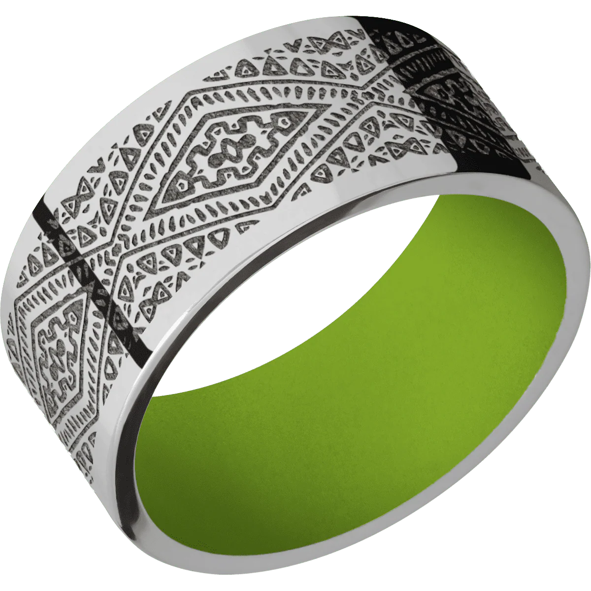Titanium + Polish Finish + Zombie Green - Image 2