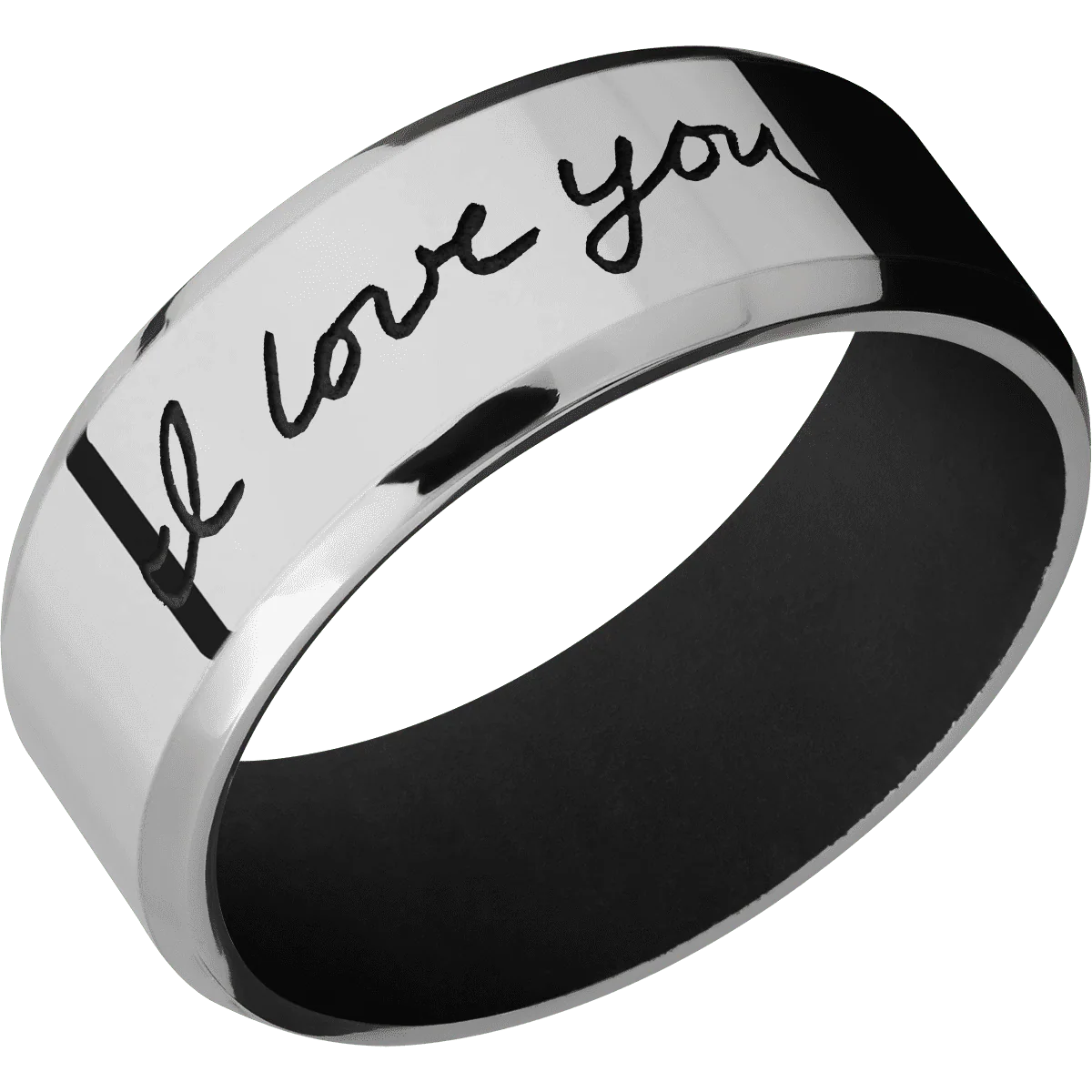 Titanium + Polish , Polish Finish + Black - Image 2