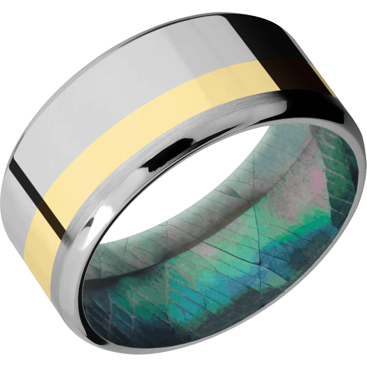 Titanium + Polish , Polish Finish + Black Mother of Pearl - Image 2