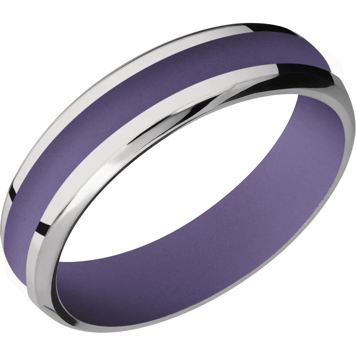 Titanium + Polish , Polish Finish + Bright Purple - Image 2