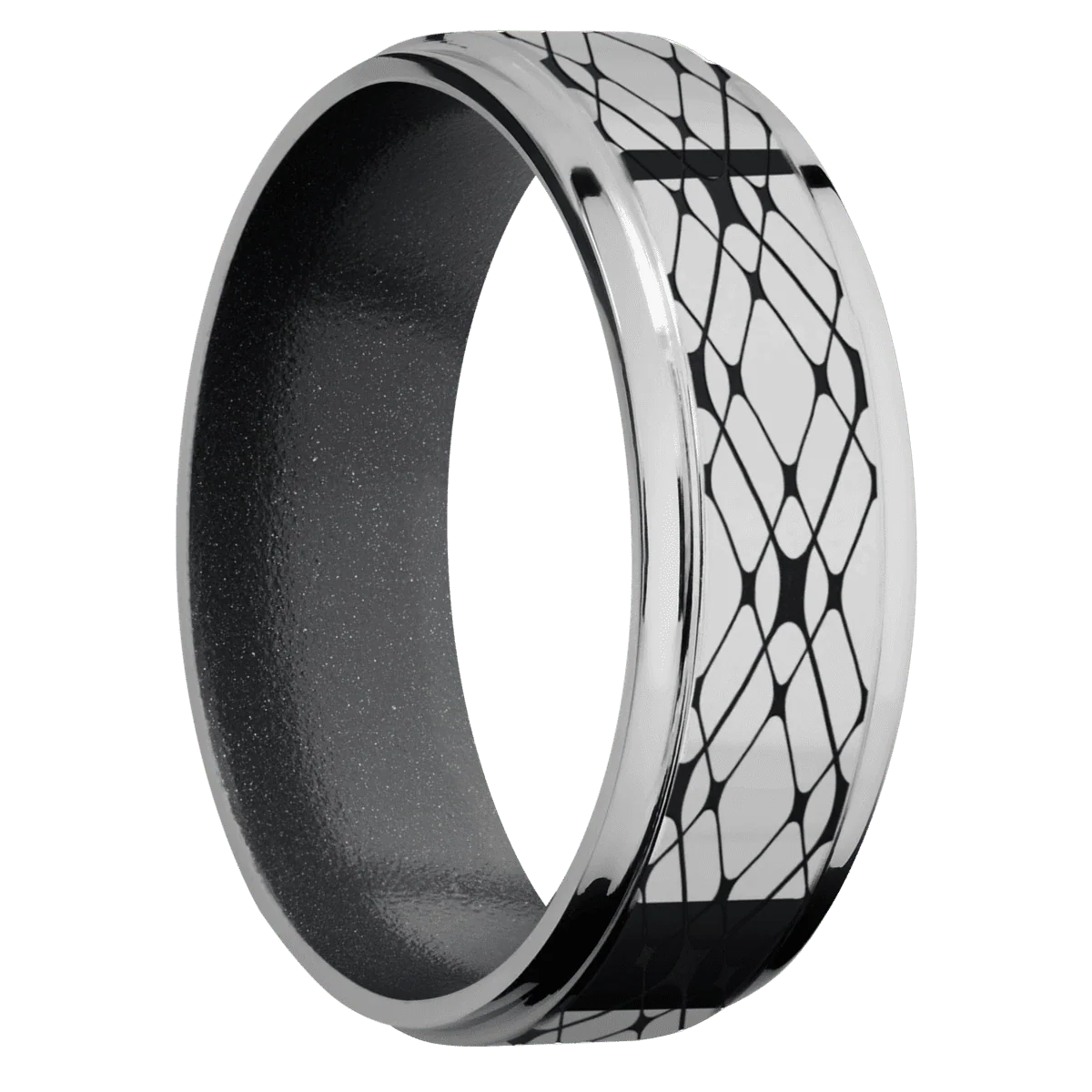 Titanium + Polish , Polish Finish + Dark Grey