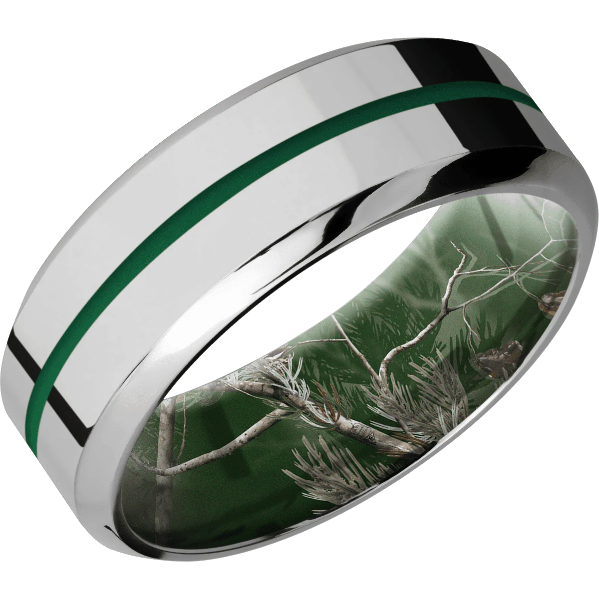 Titanium + Polish , Polish Finish + RealTree APC Green - Image 2