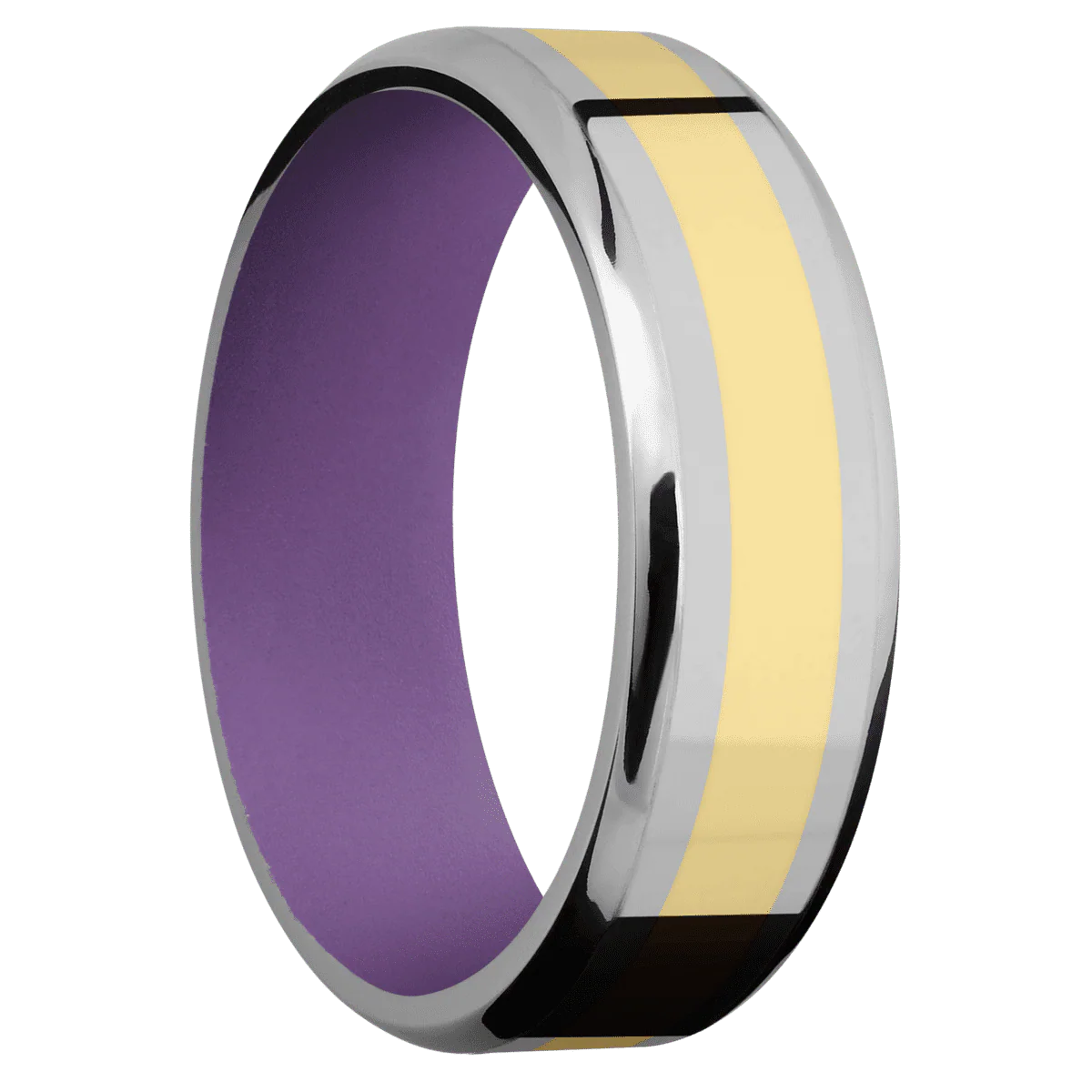 Titanium + Polish , Polish Finish + Wild Purple