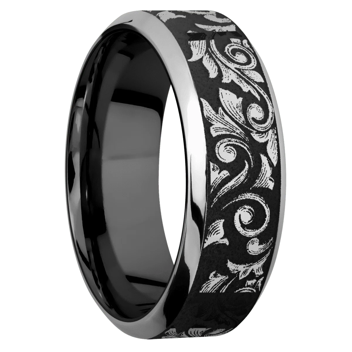 Titanium + Polish , Polish Finish + Zirconium