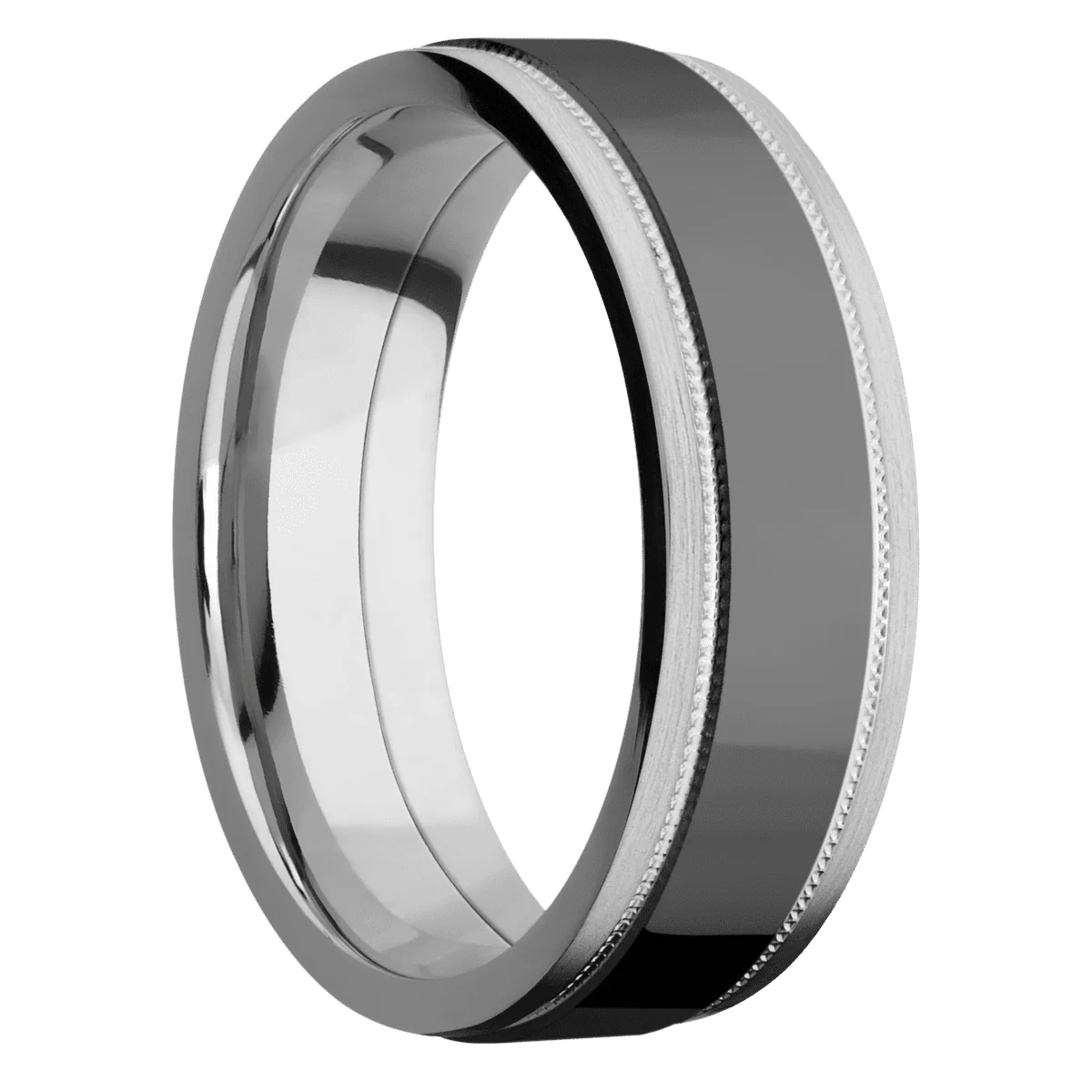 Titanium + Polish , Satin Finish