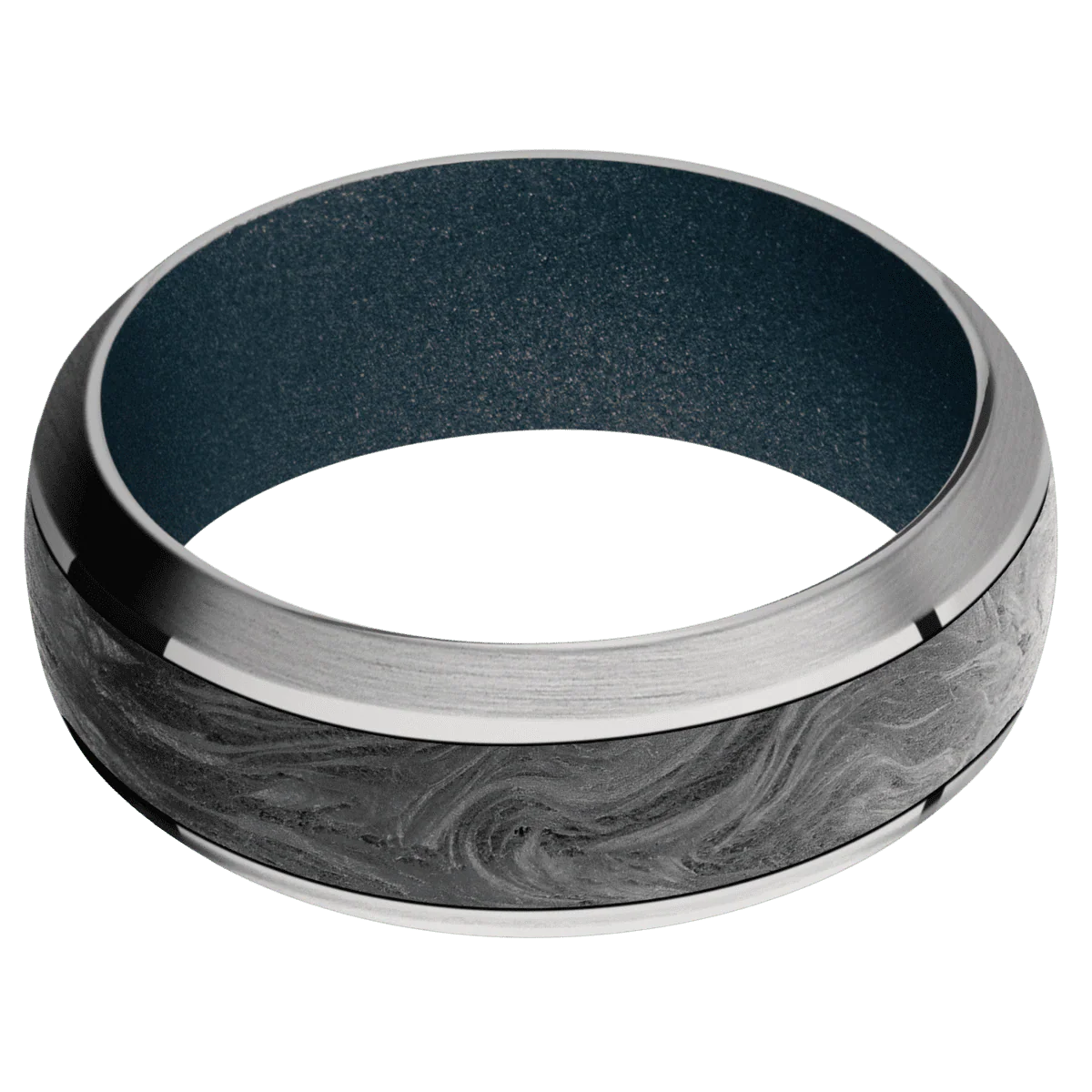 Titanium + Polish , Satin Finish + Blue Titanium - Image 3