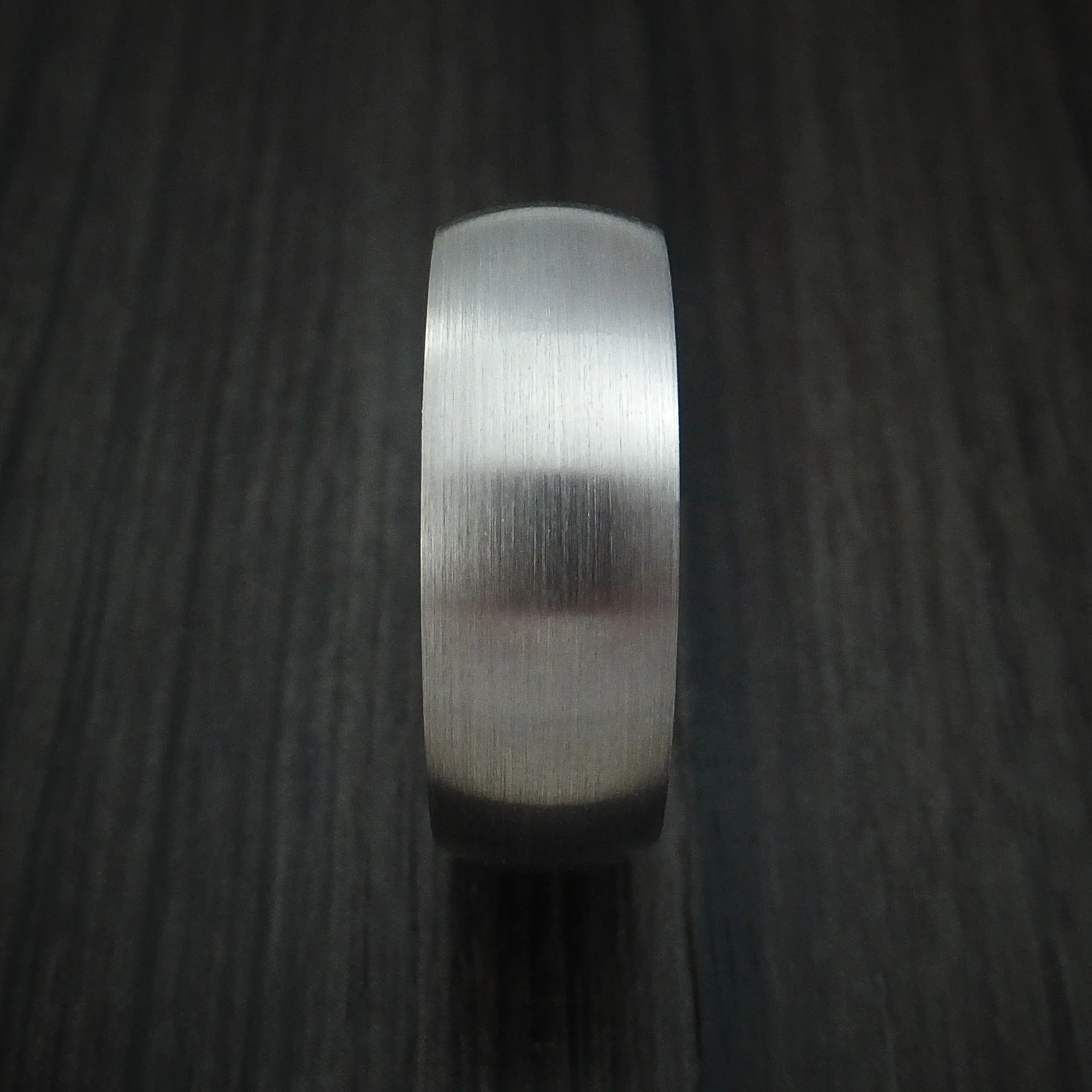 Titanium Men's Ring with Hardwood Sleeve Custom Made Band - Image 3