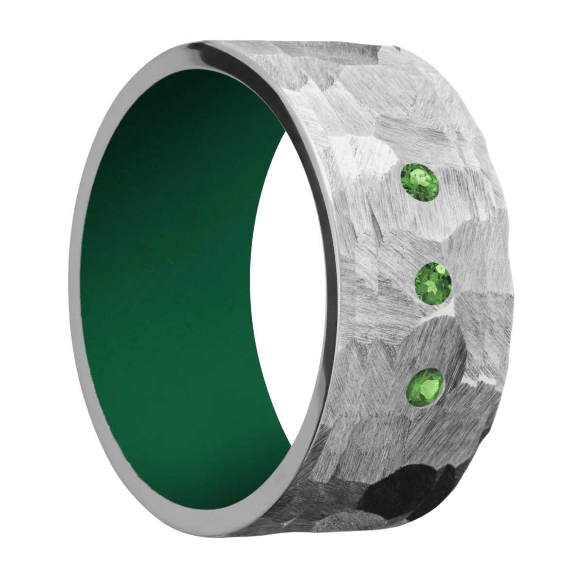 Titanium + Rock Finish + Green