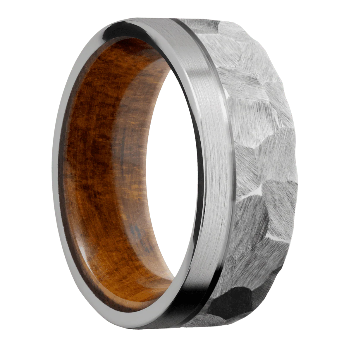 Titanium + Rock , Satin Finish + Desert Iron Wood