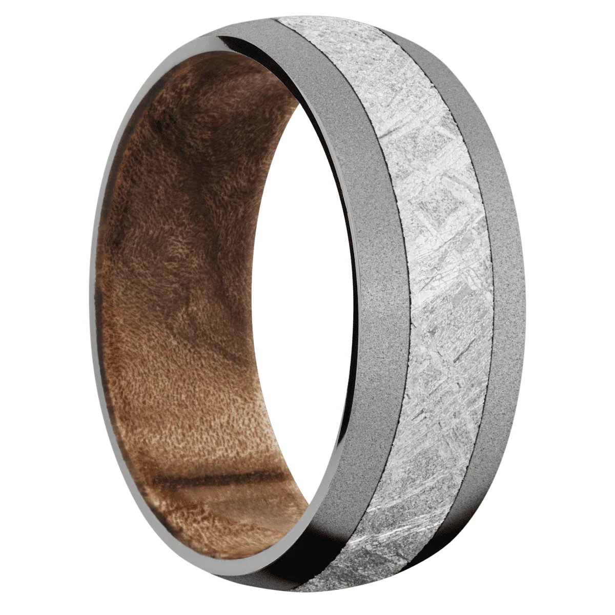 Titanium + Sand Finish + Maple Burl