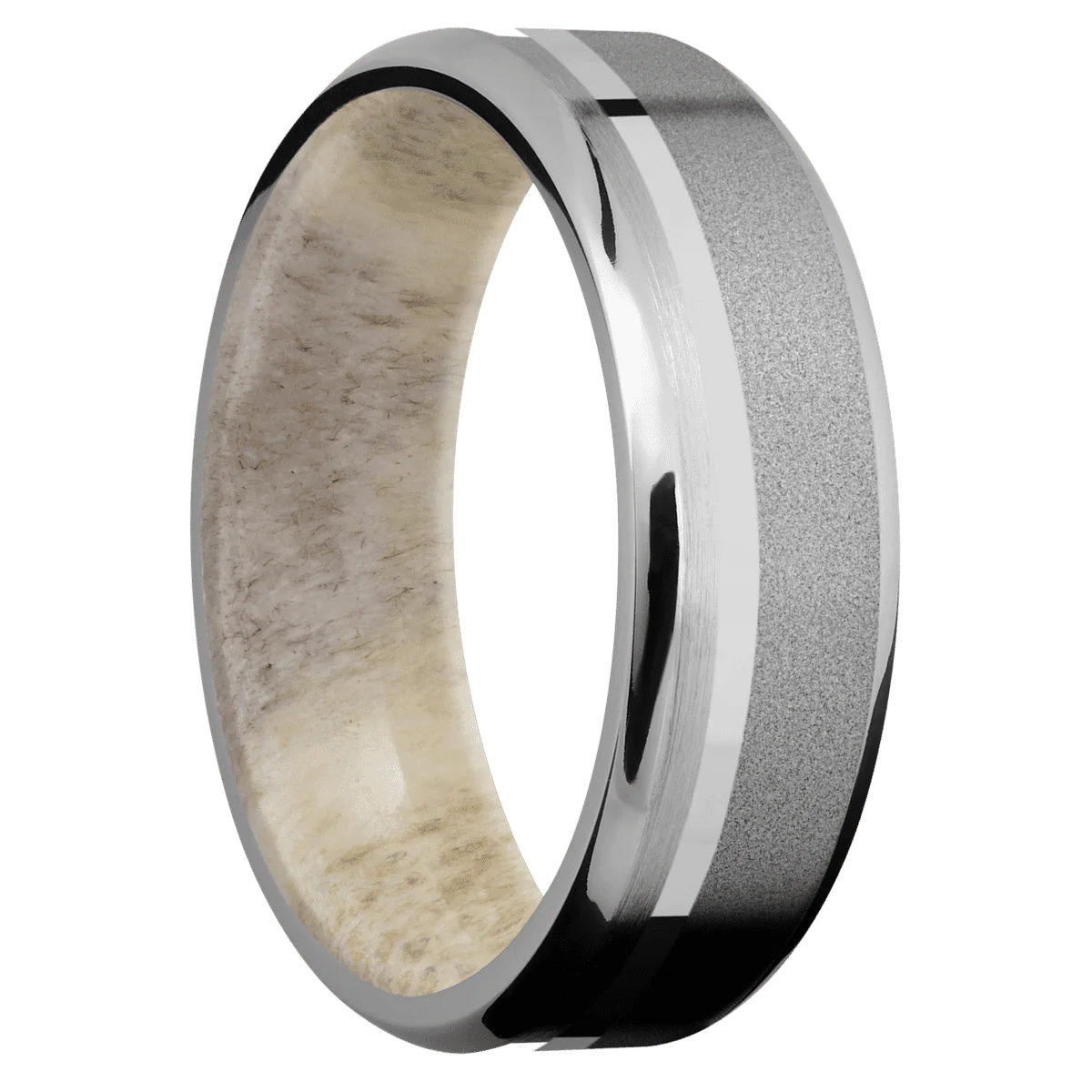 Titanium + Sand , Sand Finish + Antler