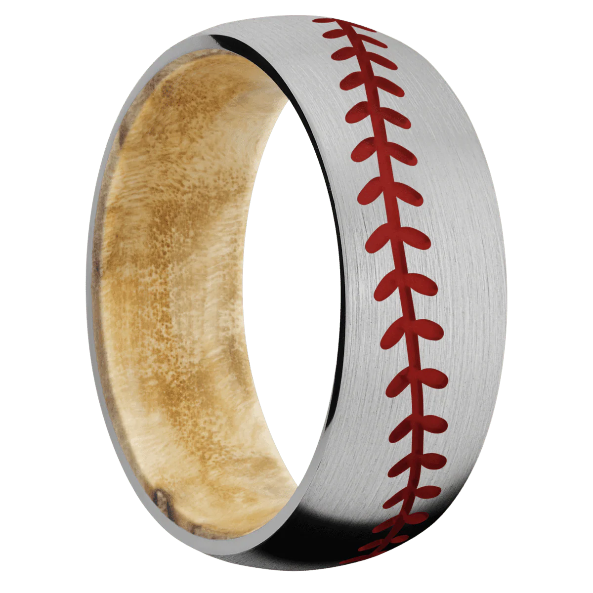 Titanium + Satin Finish + Boxelder Burl