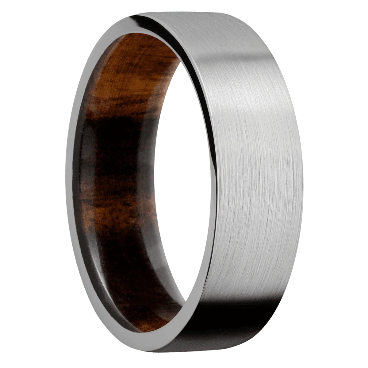 Titanium + Satin Finish + Desert Iron Wood