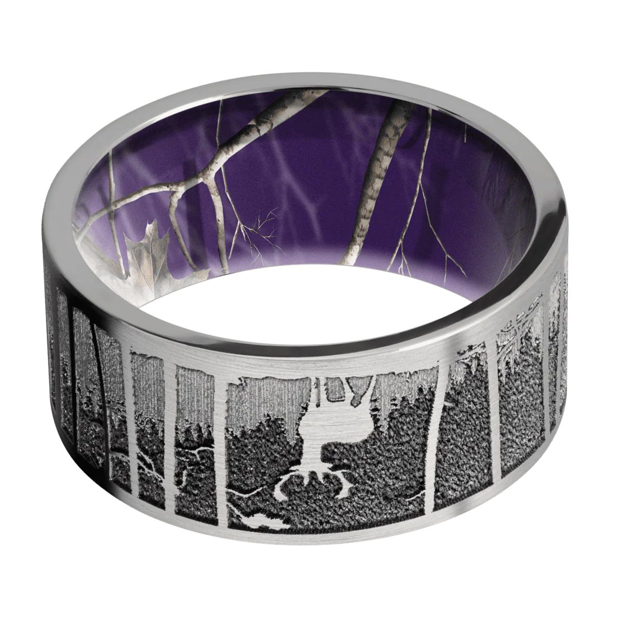 Titanium + Satin Finish + RealTree APC Purple - Image 3