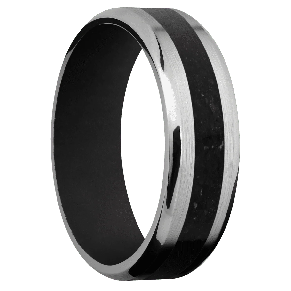 Titanium + Satin , Polish Finish + Black