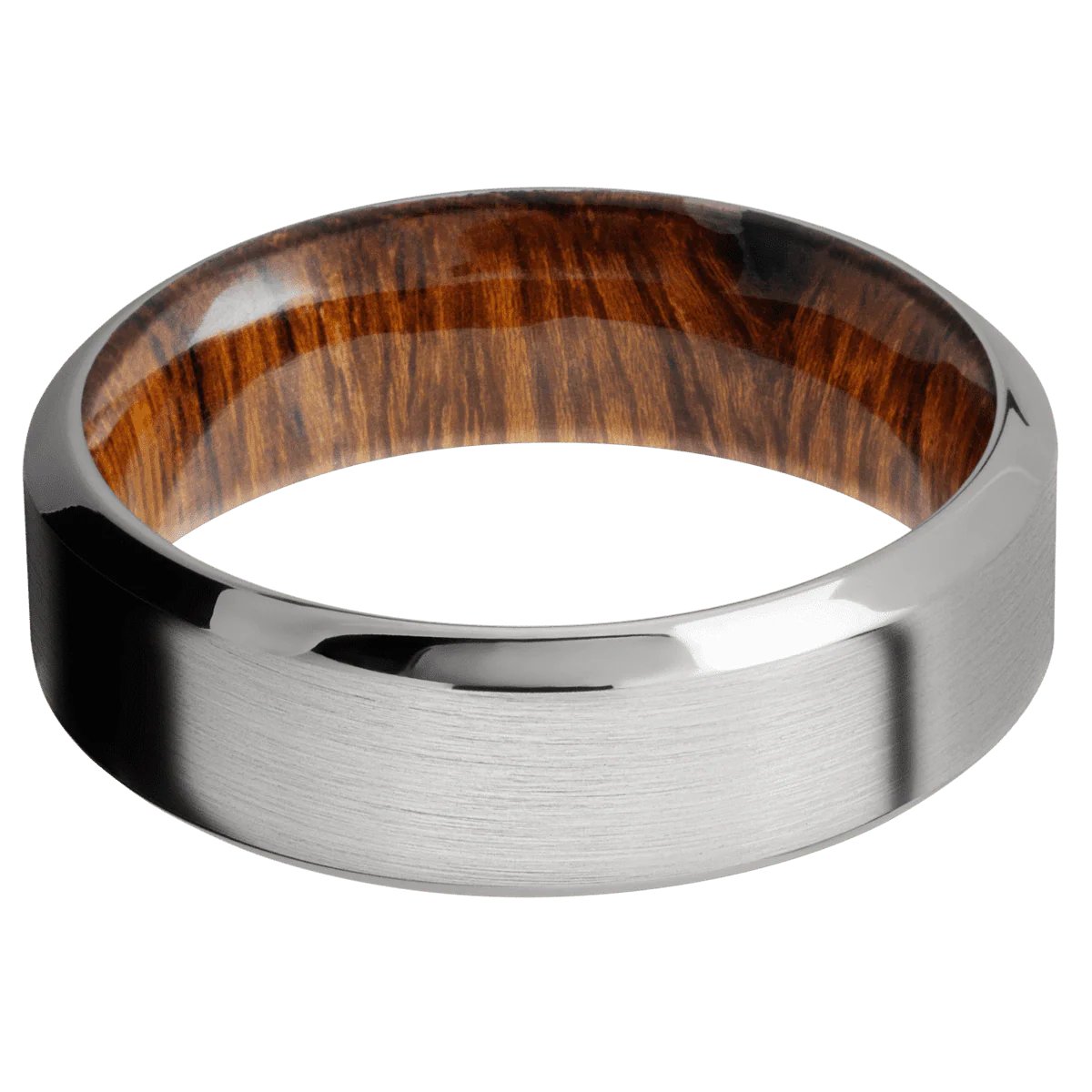 Titanium + Satin , Polish Finish + Desert Iron Wood - Image 3