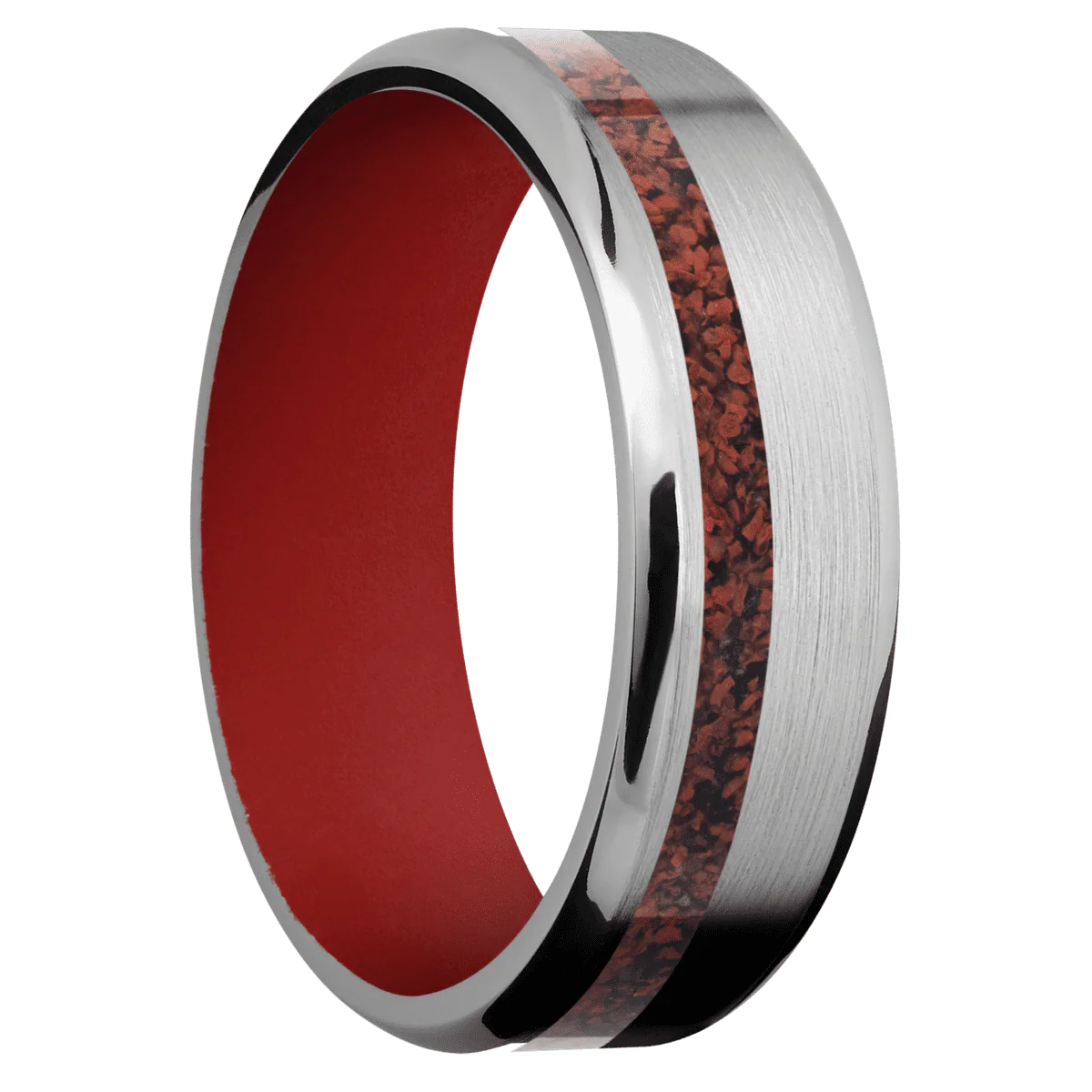 Titanium + Satin , Satin Finish + USMC Red