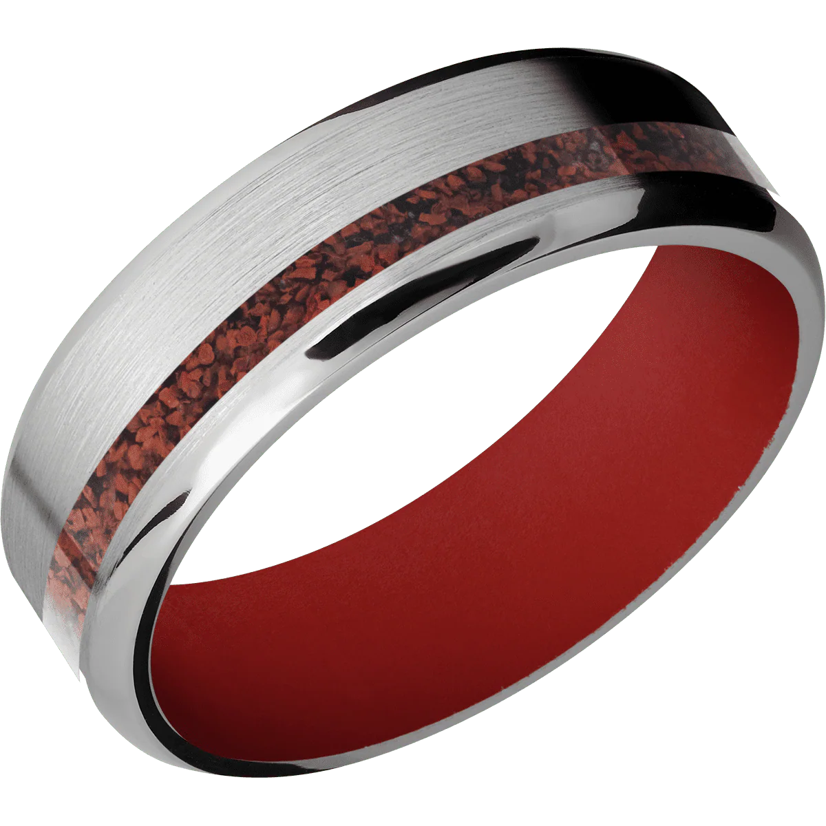 Titanium + Satin , Satin Finish + USMC Red - Image 2