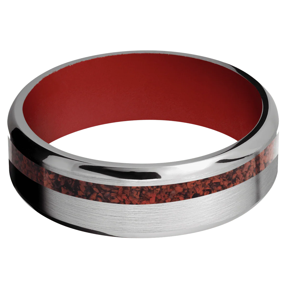 Titanium + Satin , Satin Finish + USMC Red - Image 3
