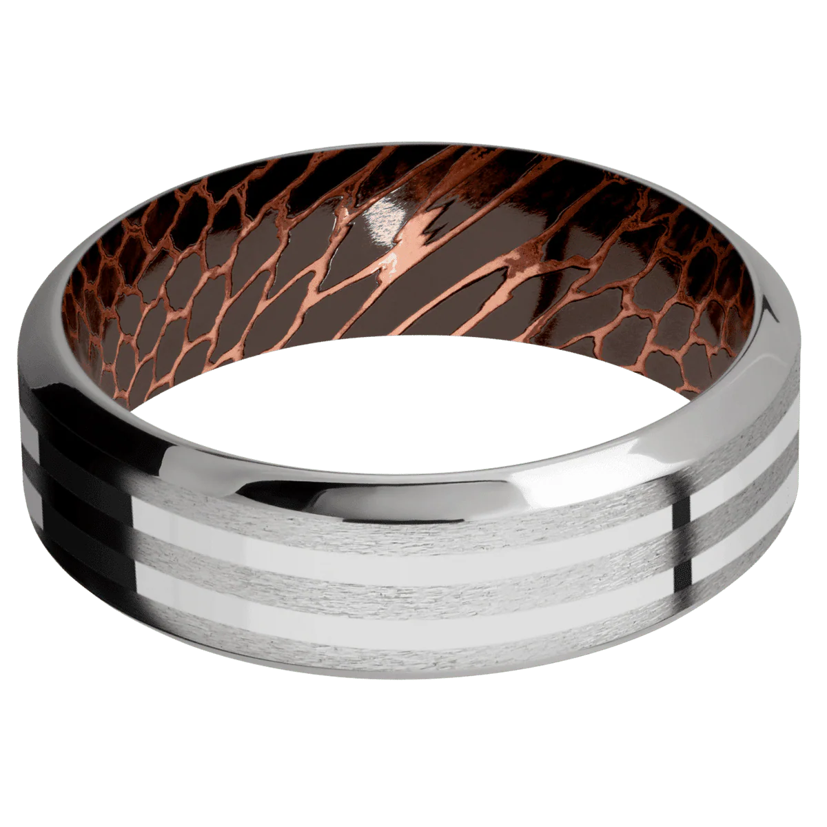 Titanium + Stone , Polish Finish + Superconductor Noir - Image 3