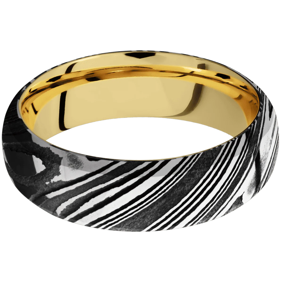 Woodgrain + Acid Finish + 14K Yellow Gold - Image 3