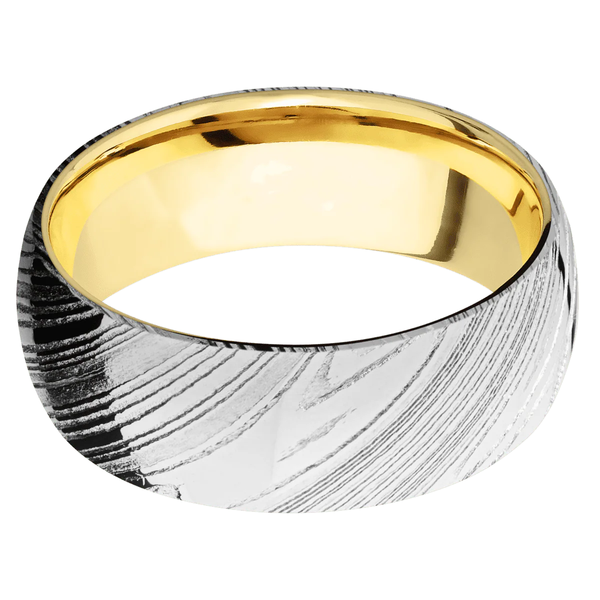 Woodgrain + Polish Finish + 18K Yellow Gold - Image 3