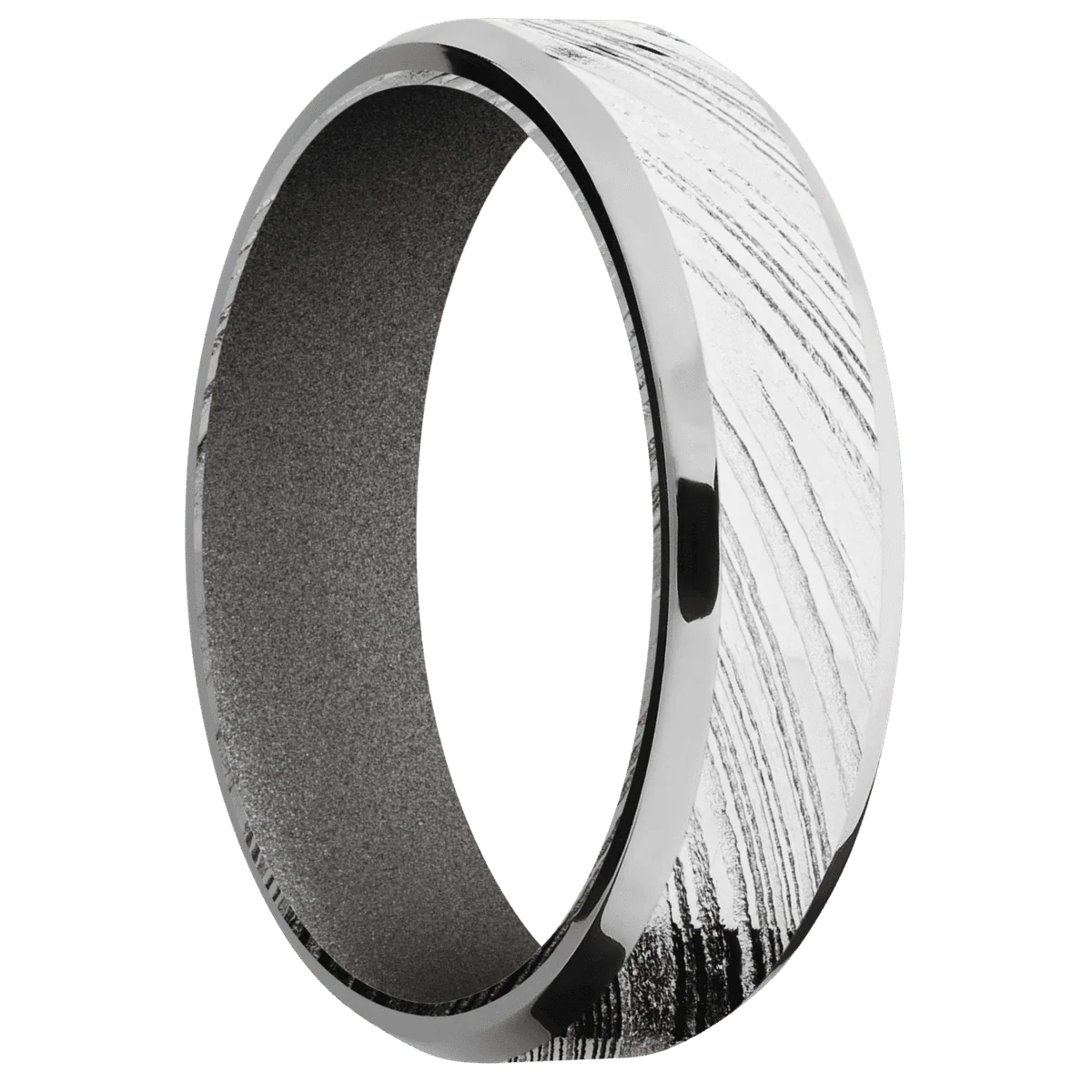Woodgrain + Polish Finish + Gun Metal Grey