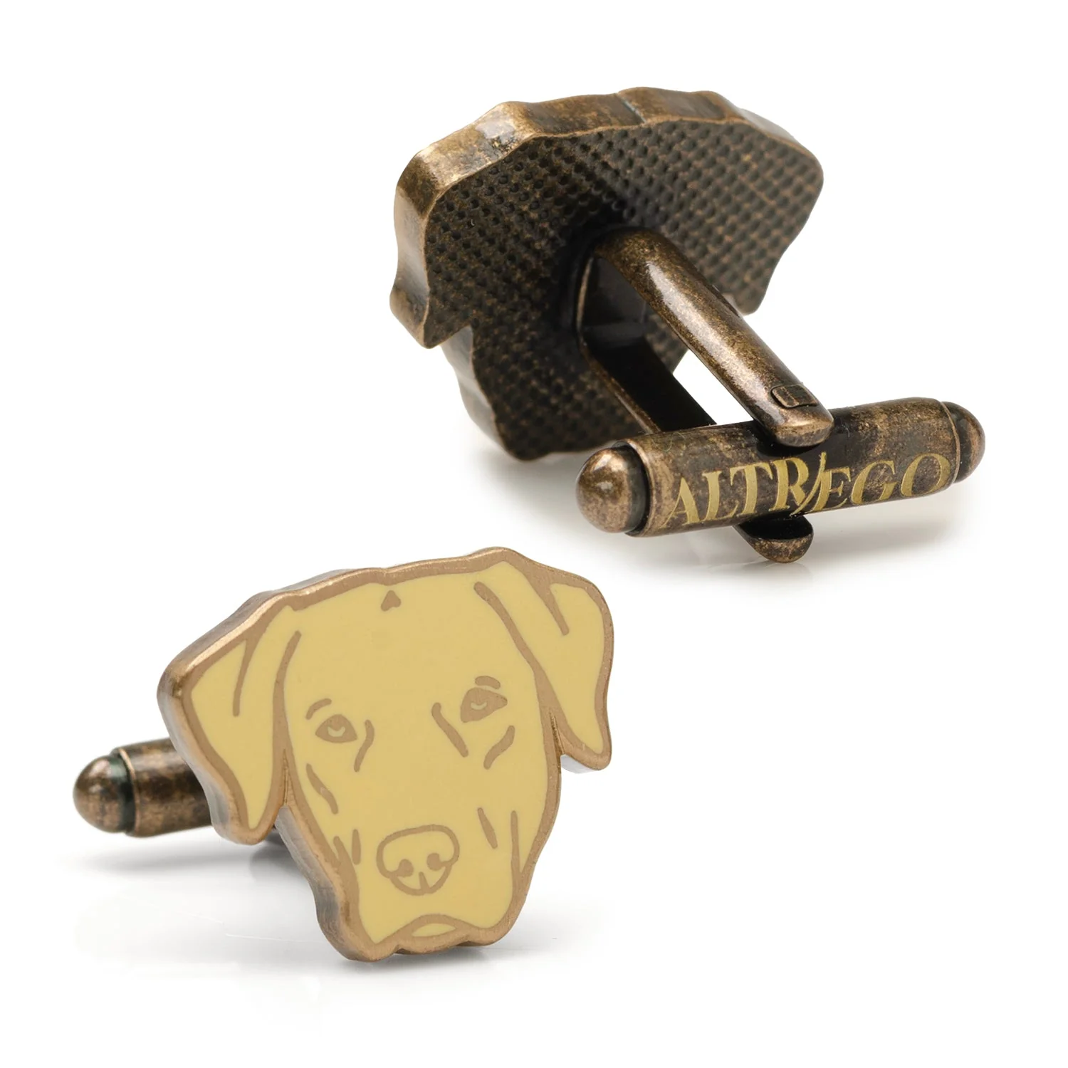 Yellow Labrador Cufflinks - Image 3