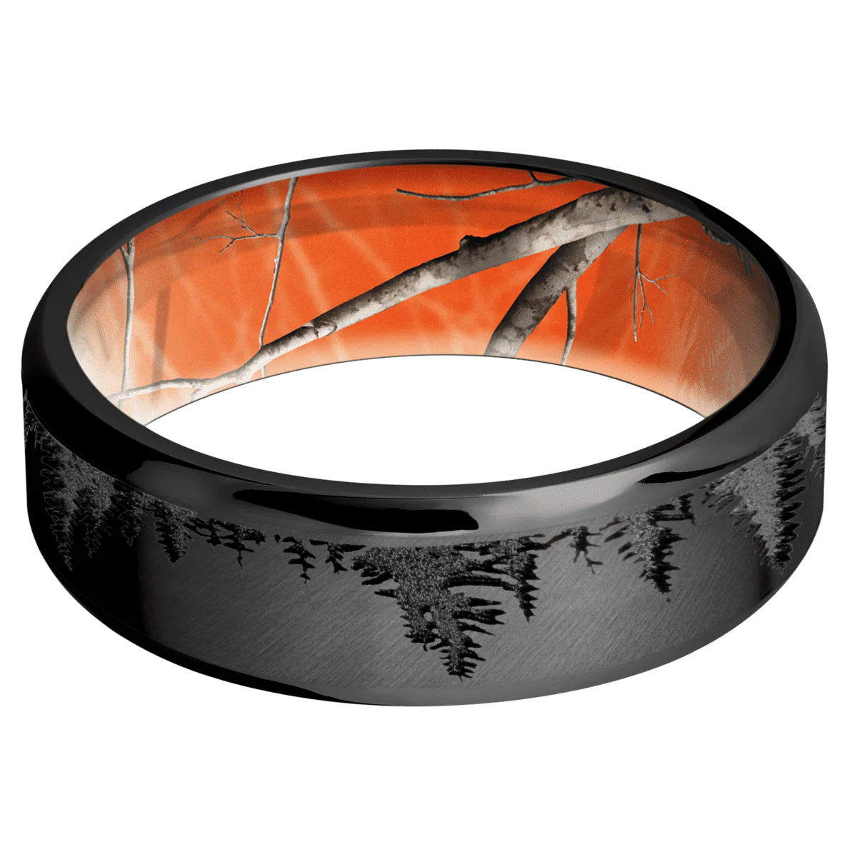 Zirconium + Anglesatin , Polish Finish + RealTree APC Orange - Image 3
