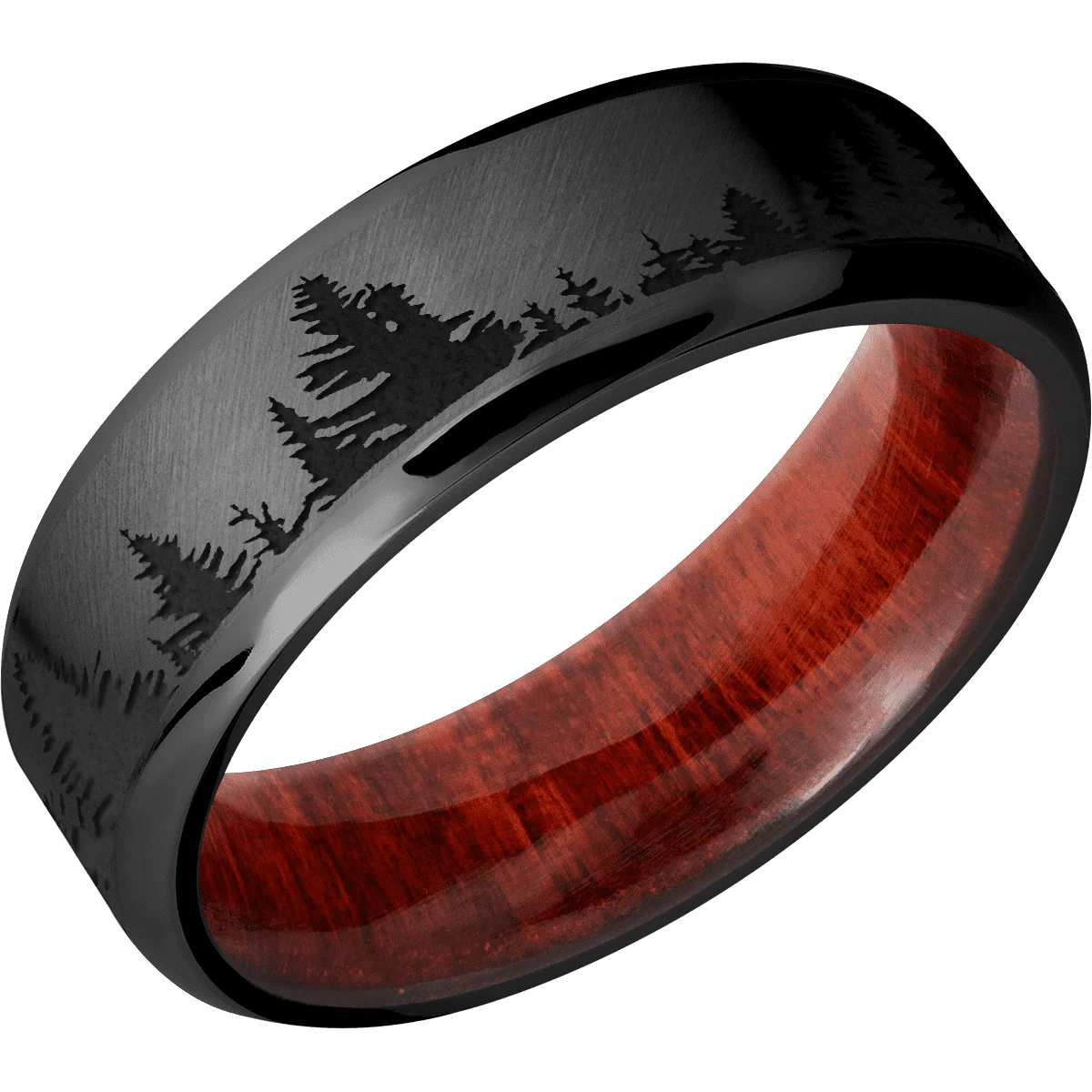 Zirconium + Anglesatin , Polish Finish + Red Heart - Image 2