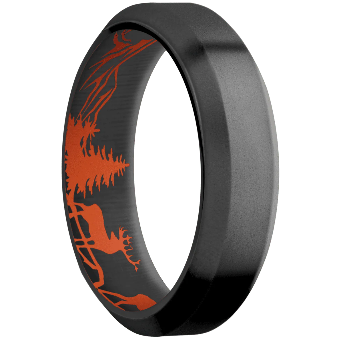 Zirconium + Bead , Bead Finish + Hunter Orange