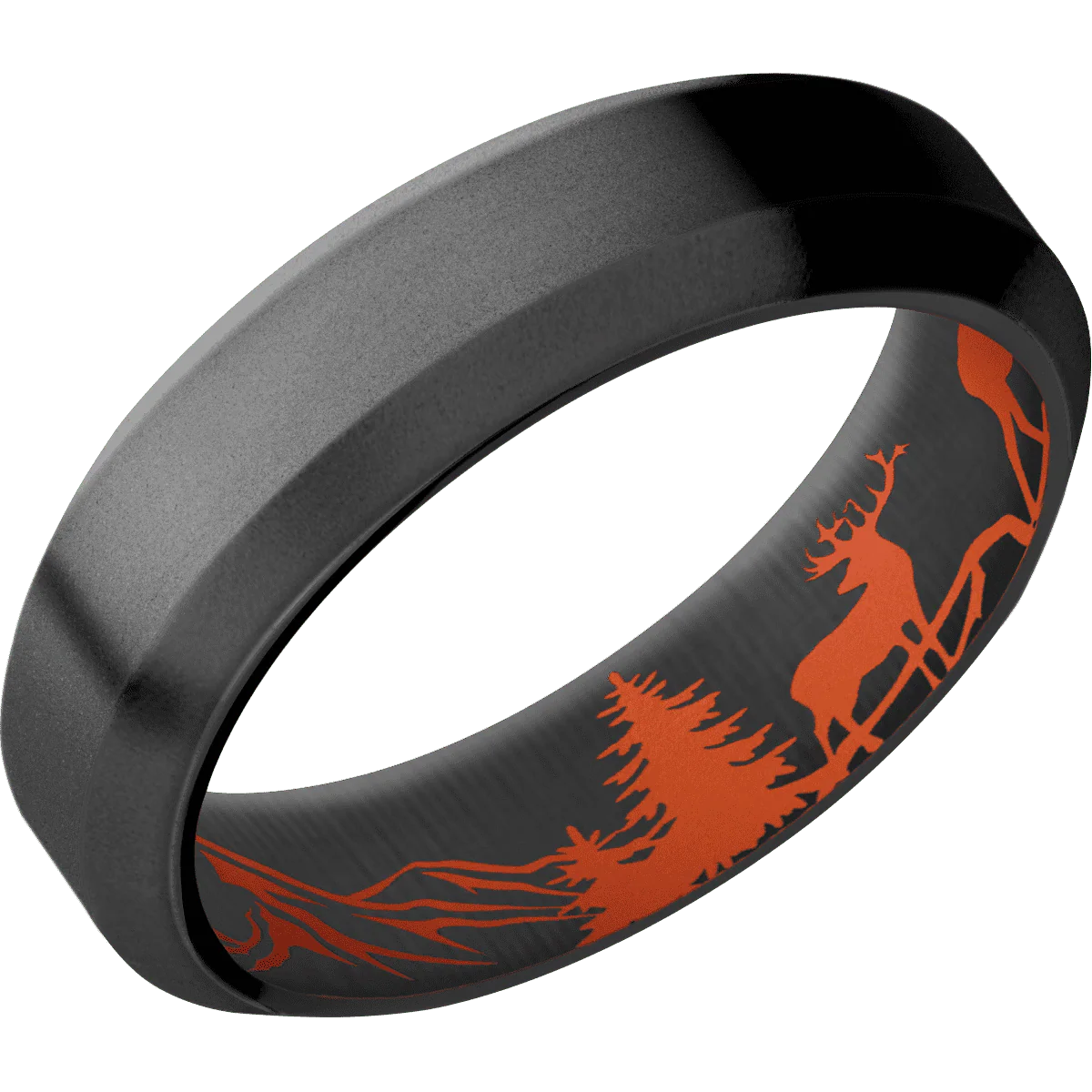 Zirconium + Bead , Bead Finish + Hunter Orange - Image 2