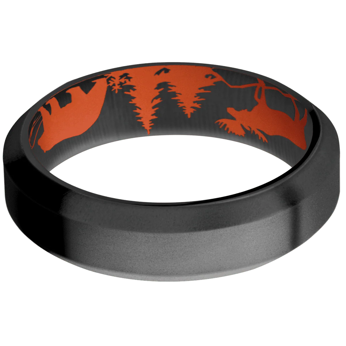 Zirconium + Bead , Bead Finish + Hunter Orange - Image 3