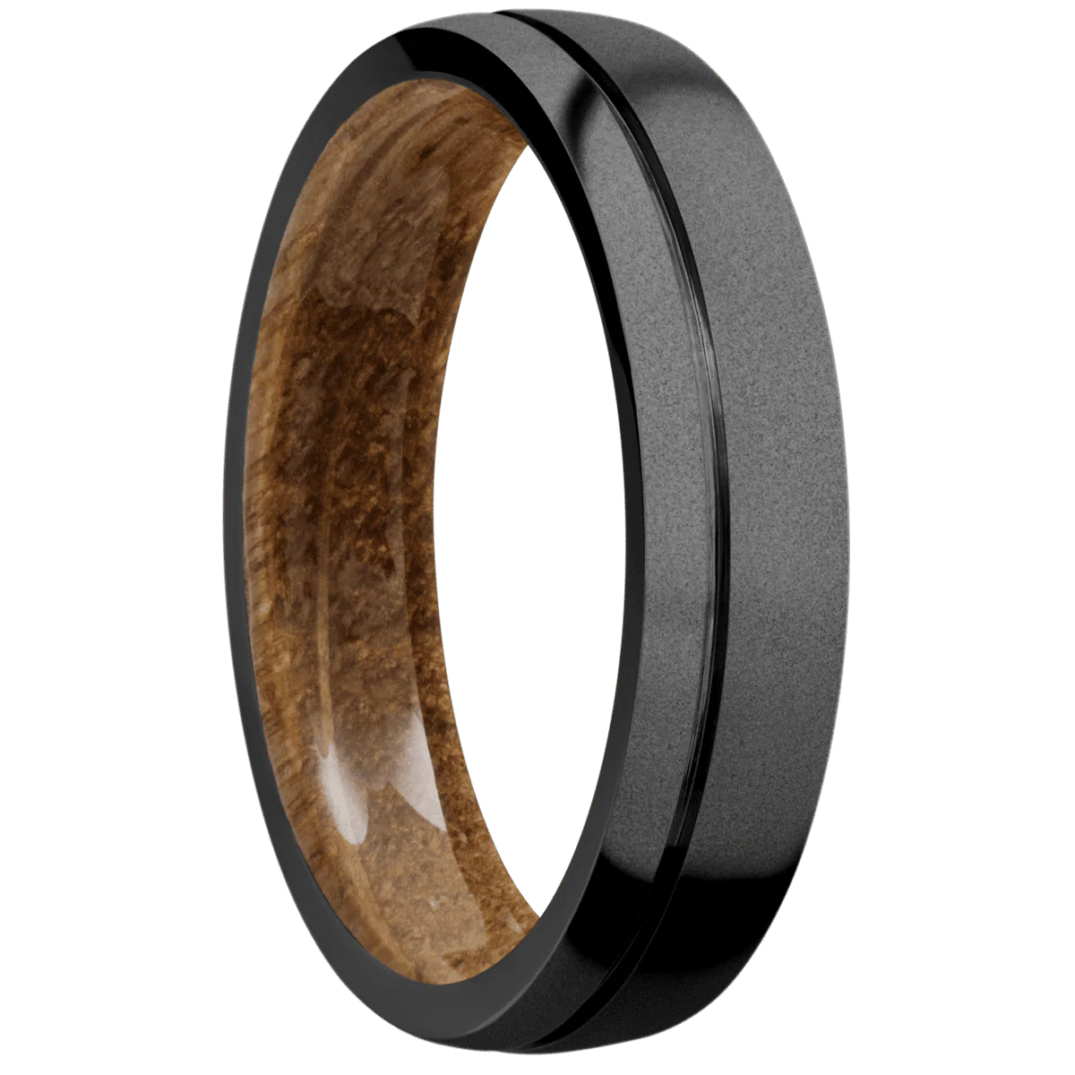 Zirconium + Bead , Bead Finish + Whiskey Barrel