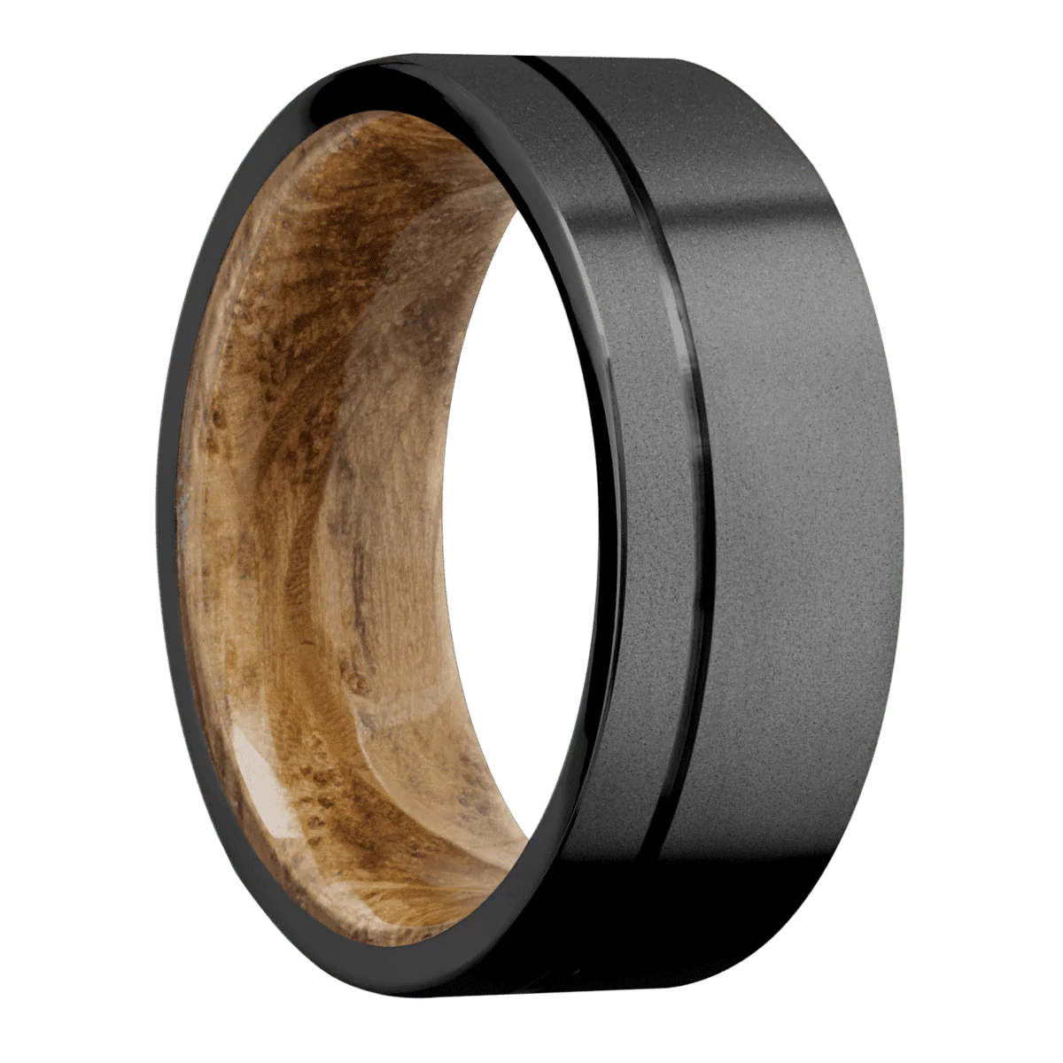 Zirconium + Bead , Bead Finish + Whiskey Barrel