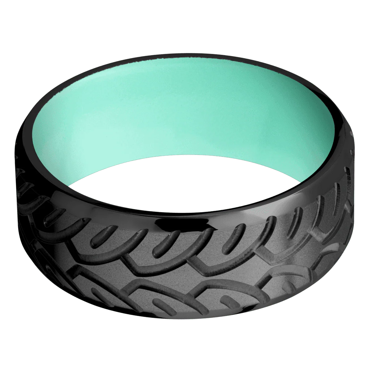 Zirconium + Bead , Polish Finish + Robins Egg Blue - Image 3