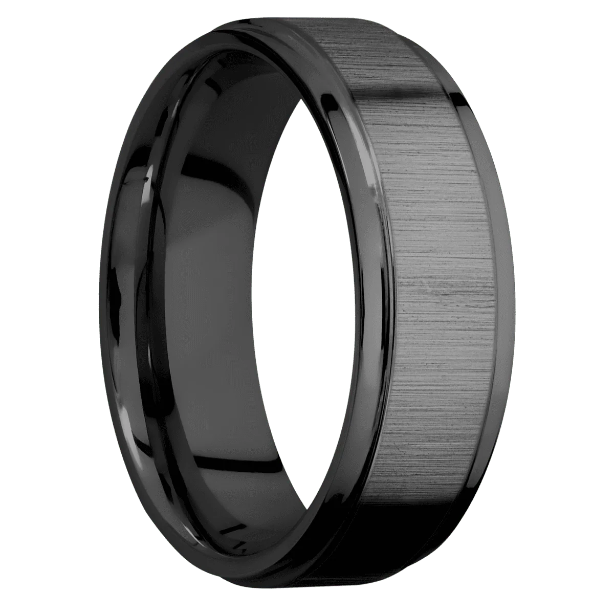 Zirconium + Crosssatinblack , Polish Finish