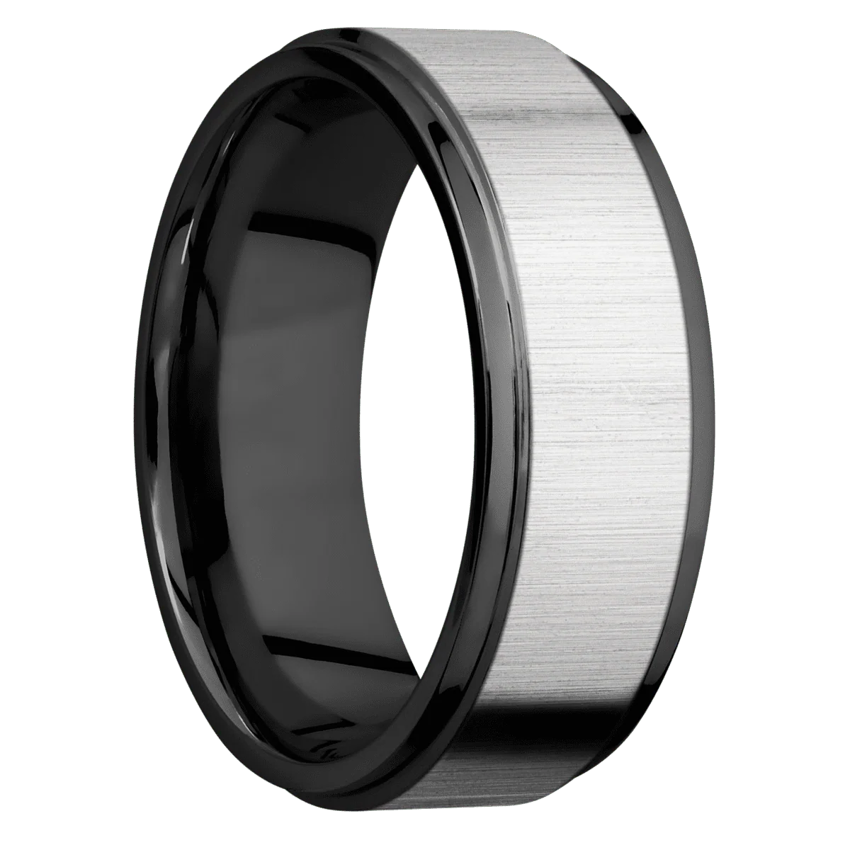 Zirconium + Crosssatinsilver , Polish Finish