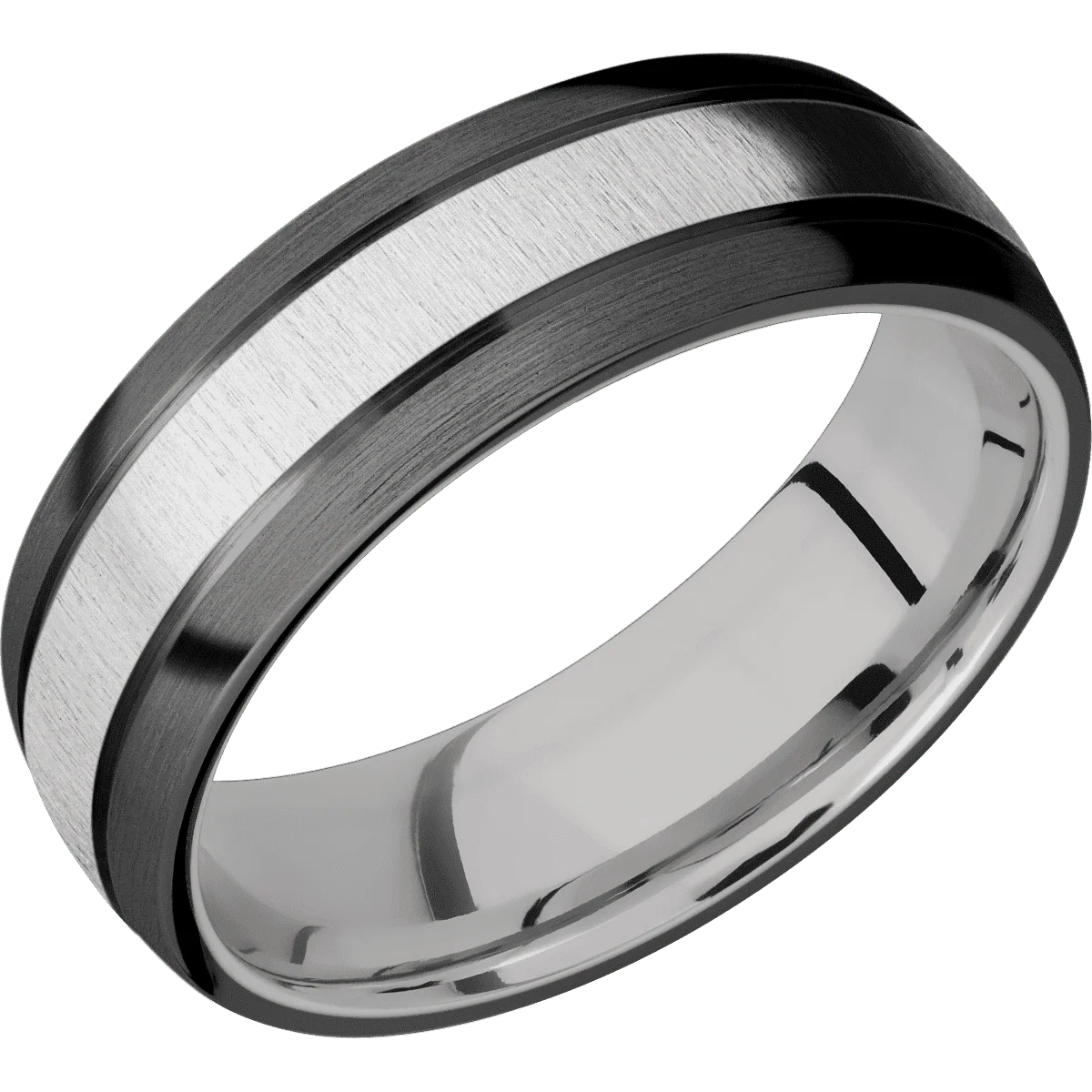 Zirconium + Crosssatinsilver , Satin Finish + Titanium - Image 2